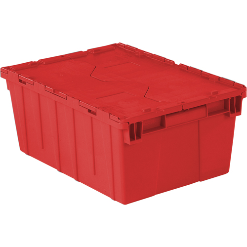 Contenants de distribution Flipak en plastique poly&eacute;thyl&egrave;ne (PE), 21,9" x 15,2" x 9,3", Rouge Seagulf Marine Industries Inc.