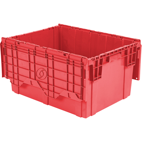 Contenants de distribution Flipak en plastique poly&eacute;thyl&egrave;ne (PE), 27,9" x 20,9" x 15,2", Rouge Seagulf Marine Industries Inc.