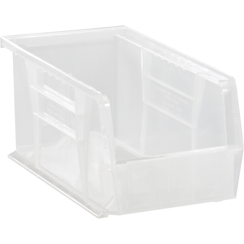 Clear-View Ultra Stack & Hang Bin, 4-1/8" W x 4" H x 10-7/8" D, Clear Seagulf Marine Industries Inc.