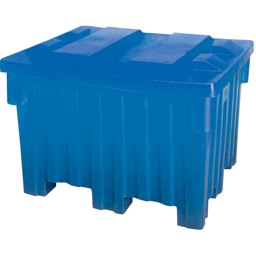 Nesting Forklift Bin, 42" W x 48" D x 30" H, Blue Seagulf Marine Industries Inc.