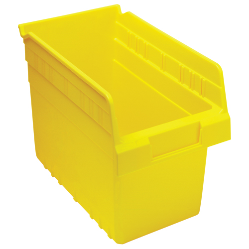 Store-Max Shelf Bins, 6-5/8" W x 8" H x 11-5/8" D, Yellow, 44 lbs. Capacity Seagulf Marine Industries Inc.