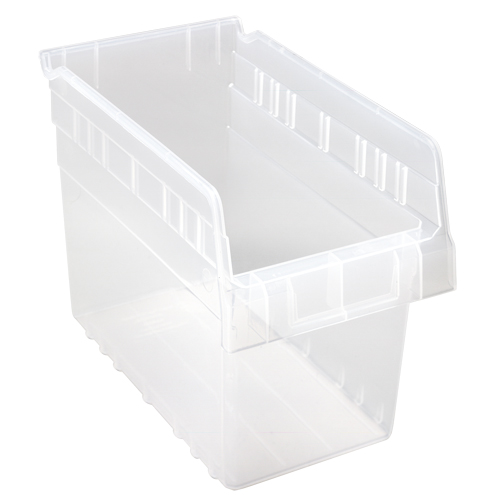 Bacs pour &eacute;tag&egrave;re Store-Max, 6-5/8" la x 8" H x 11-5/8" p, Transparent, Capacit&eacute; 44 lb Seagulf Marine Industries Inc.