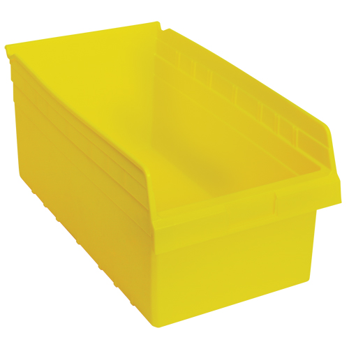 Bacs pour &eacute;tag&egrave;re Store-Max, 11-1/8" la x 8" H x 17-7/8" p, Jaune, Capacit&eacute; 56 lb Seagulf Marine Industries Inc.