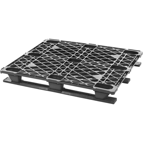 Palette empilable en plastique, Acc&egrave;s de Quatre c&ocirc;t&eacute;s, 48" lo x 40" la x 5-3/5" h Seagulf Marine Industries Inc.