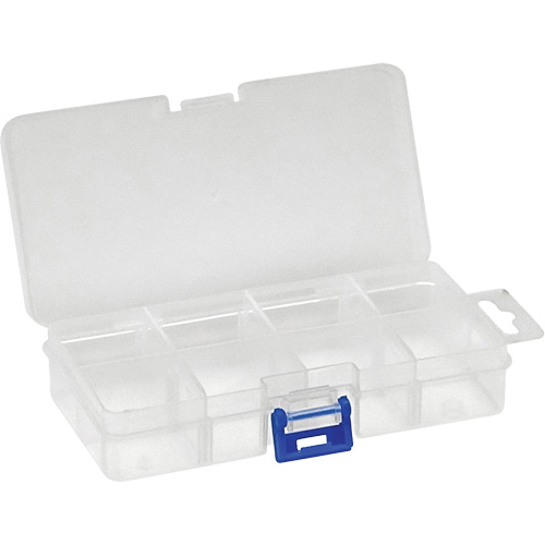 Boîte &agrave; compartiments en plastique, 2,75" la x 5,5" p x 1,25" h, 8 compartiments Seagulf Marine Industries Inc.
