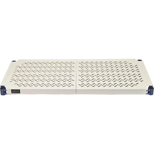 &eacute;tag&egrave;re en fils m&eacute;talliques avec tablettes en plastique, Cadre en fils m&eacute;talliques avec tablettes en plastique, Sans boulons, Capacit&eacute; 600 lb, 30" la x 72" h x 18" p Seagulf Marine Industries Inc.
