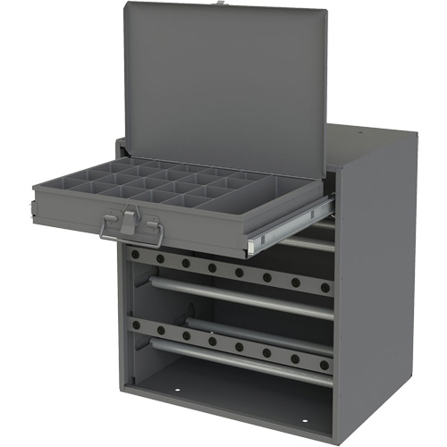 Wire and Terminal Storage Cabinet, Steel, 1 Drawers, 15-9/16" x 11-7/8" x 16-3/8", Grey Seagulf Marine Industries Inc.