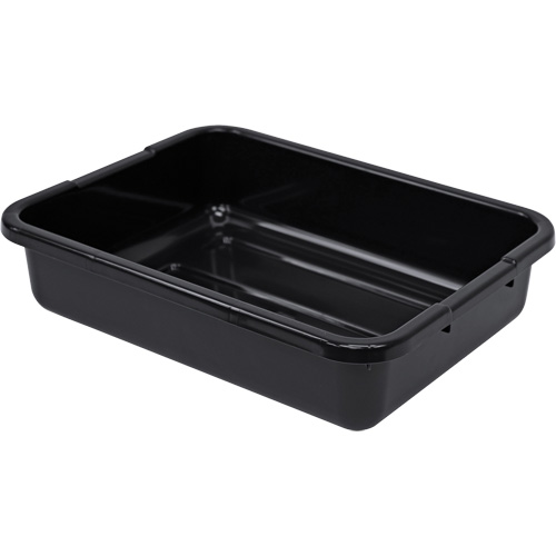 Bac d'entreposage tout usage &agrave; fond rainur&eacute;, 5" ha x 15" p x 21" lo, Plastique, Noir Seagulf Marine Industries Inc.