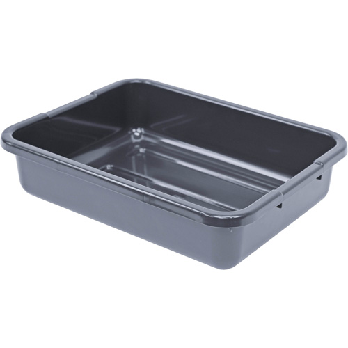 Bac d'entreposage tout usage &agrave; fond rainur&eacute;, 5" ha x 15" p x 21" lo, Plastique, Gris Seagulf Marine Industries Inc.