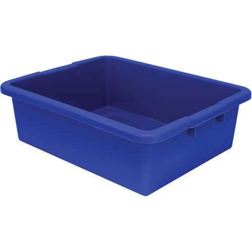 Bac d'entreposage tout usage &agrave; fond rainur&eacute;, 7" ha x 17" p x 22" lo, Plastique, Bleu Seagulf Marine Industries Inc.