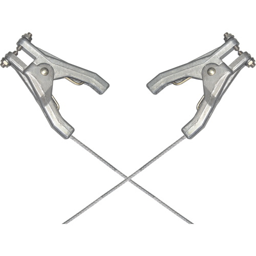 Heavy-Duty Bonding & Grounding Wire Assemblies - Two Hand Clamp Connectors Seagulf Marine Industries Inc.