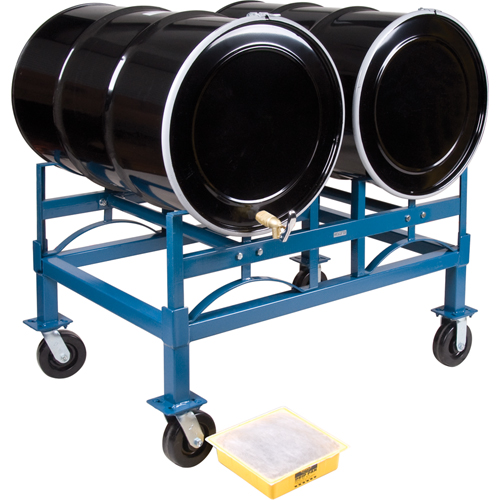 Drum Stacking Rack, 2 Drums, 1600 lbs. Capacity, 45-1/2" W x 30" D x 12-1/2" H Seagulf Marine Industries Inc.