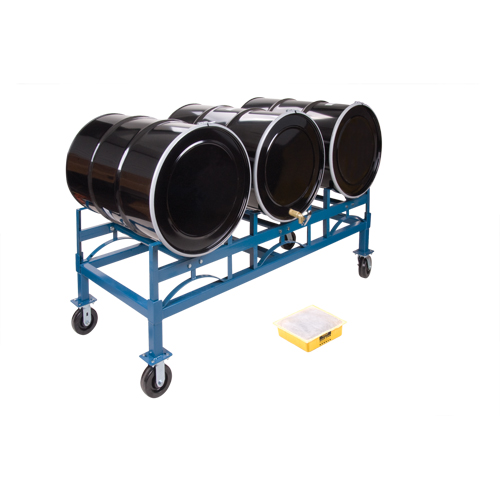 Drum Stacking Rack, 3 Drums, 2400 lbs. Capacity, 71-1/2" W x 30" D x 12-1/2" H Seagulf Marine Industries Inc.