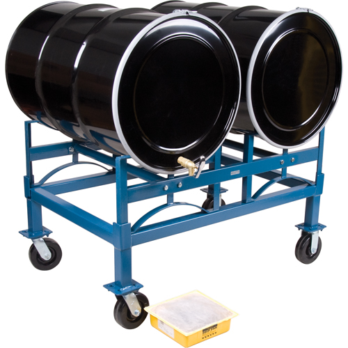 Drum Stacking Rack & Dolly Kits, 2 Drums, 1600 lbs. Capacity, 46" W x 30" D x 21-1/2" H Seagulf Marine Industries Inc.