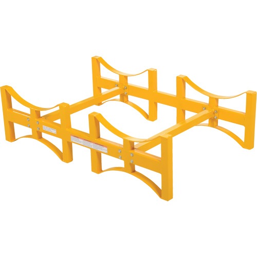 Porte-barils empilable en acier, 2 barils, Capacit&eacute; de 1600 lb, 45-1/2" la x 29-7/8" p x 12-3/4" h Seagulf Marine Industries Inc.