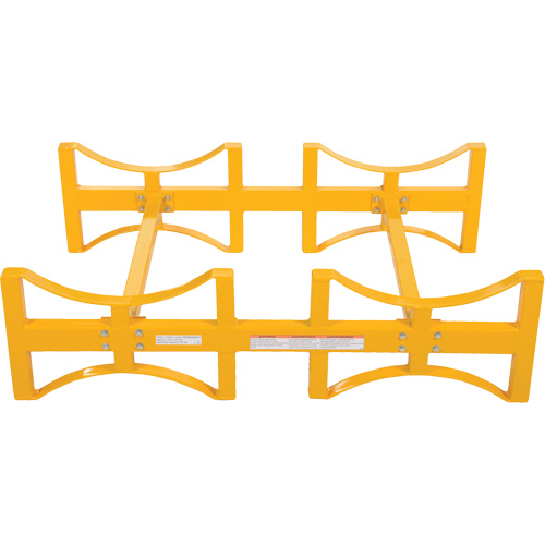 Porte-barils empilable en acier, 2 barils, Capacit&eacute; de 1600 lb, 45-1/2" la x 29-7/8" p x 12-3/4" h Seagulf Marine Industries Inc.