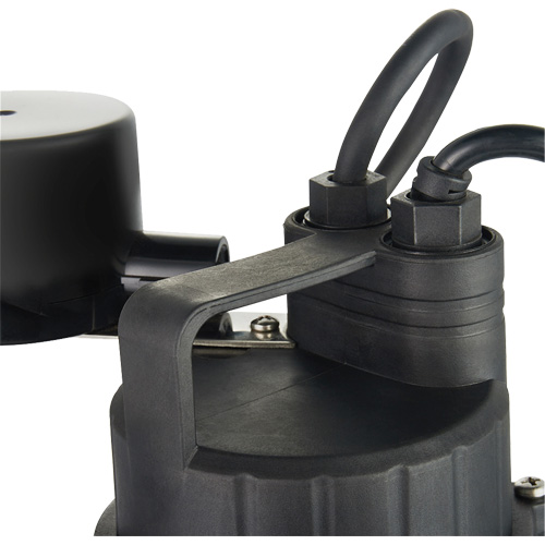 Thermoplastic Submersible Sump Pump, 2560 GPH, 115 V, 4.6 A, 1/3 HP Seagulf Marine Industries Inc.