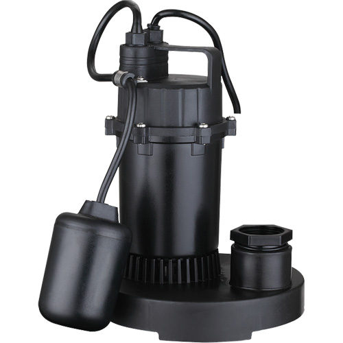 Thermoplastic Submersible Sump Pump, 2560 GPH, 115 V, 4.6 A, 1/3 HP Seagulf Marine Industries Inc.