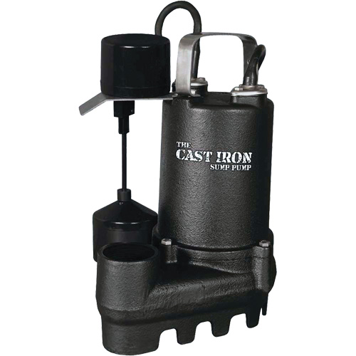 Cast Iron Submersible Sump Pump with Vertical Float Switch, 67 GPM, 33 V, 5 A, 1/3 HP Seagulf Marine Industries Inc.