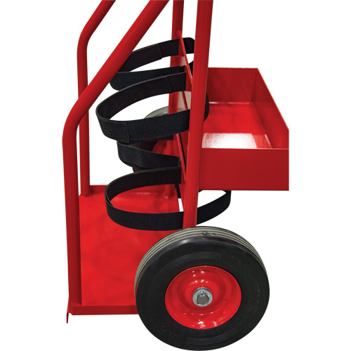 Hot Works Fire Prevention Cart, Semi-Pneumatic Wheels, 17.75" W x 8.9" L Base, 100 lbs. Seagulf Marine Industries Inc.