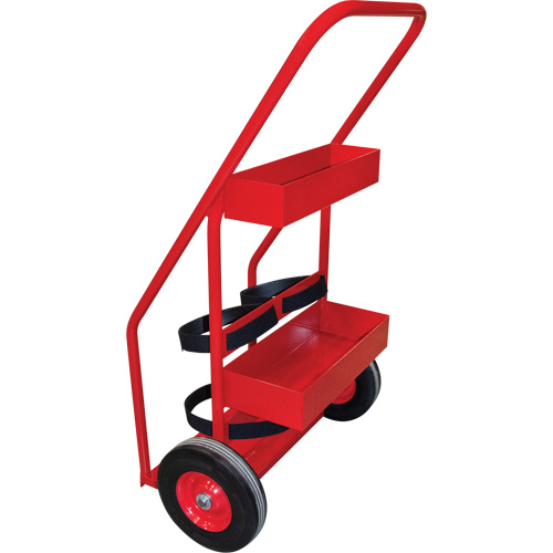 Hot Works Fire Prevention Cart, Semi-Pneumatic Wheels, 17.75" W x 8.9" L Base, 100 lbs. Seagulf Marine Industries Inc.