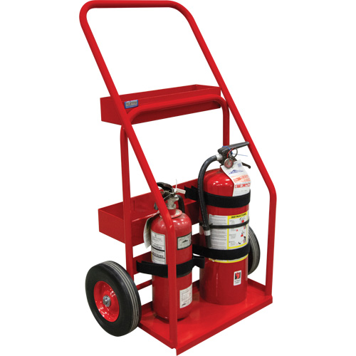 Hot Works Fire Prevention Cart, Semi-Pneumatic Wheels, 17.75" W x 8.9" L Base, 100 lbs. Seagulf Marine Industries Inc.