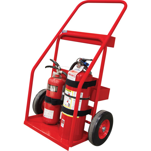 Hot Works Fire Prevention Cart, Semi-Pneumatic Wheels, 17.75" W x 8.9" L Base, 100 lbs. Seagulf Marine Industries Inc.