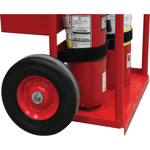 Hot Works Fire Prevention Cart, Semi-Pneumatic Wheels, 17.75" W x 8.9" L Base, 100 lbs. Seagulf Marine Industries Inc.