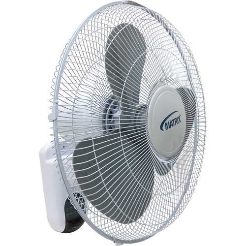 Wall Mount Oscillating Fan, Commercial, 3 Speed, 16" Diameter Seagulf Marine Industries Inc.