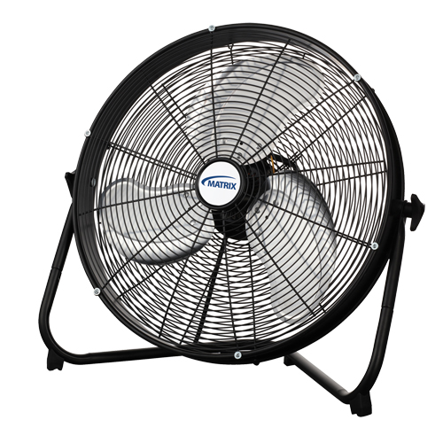 High Velocity Floor Fan, 3 Speeds, 20" Diameter Seagulf Marine Industries Inc.