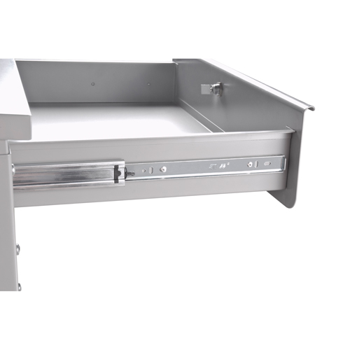 Pupitre d'atelier de style armoire, 34-1/2" la x 30" p x 53" h, Gris Seagulf Marine Industries Inc.