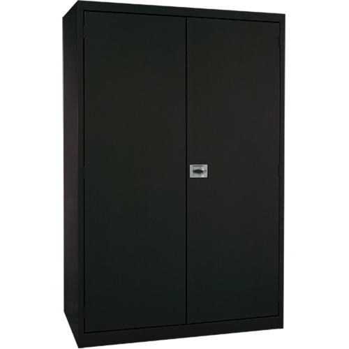 Deep Hi-Boy Storage Cabinet, Steel, 4 Shelves, 72" H x 36" W x 24" D, Black Seagulf Marine Industries Inc.