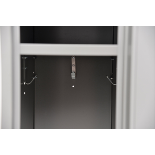 Lockers, 2 -tier, 12" x 18" x 72", Steel, Grey, Rivet (Assembled) Seagulf Marine Industries Inc.