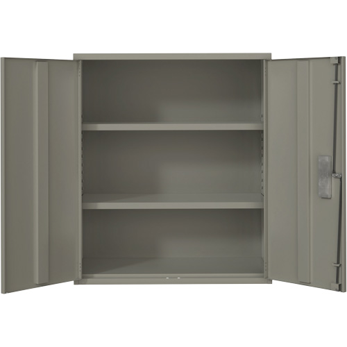 Lo-Boy Storage Cabinet, Steel, 2 Shelves, 40" H x 36" W x 18" D, Grey Seagulf Marine Industries Inc.