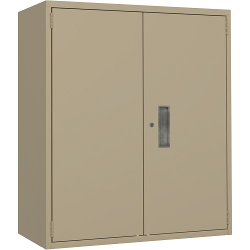 Lo-Boy Storage Cabinet, Steel, 2 Shelves, 40" H x 36" W x 18" D, Beige Seagulf Marine Industries Inc.
