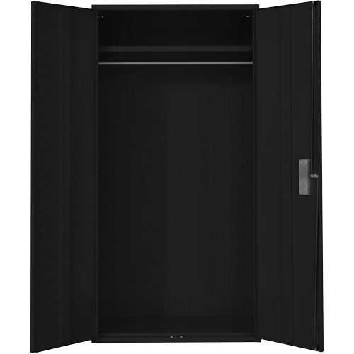 Wardrobe Storage Cabinet, Steel, 36" W x 18" D x 72" H, Black Seagulf Marine Industries Inc.