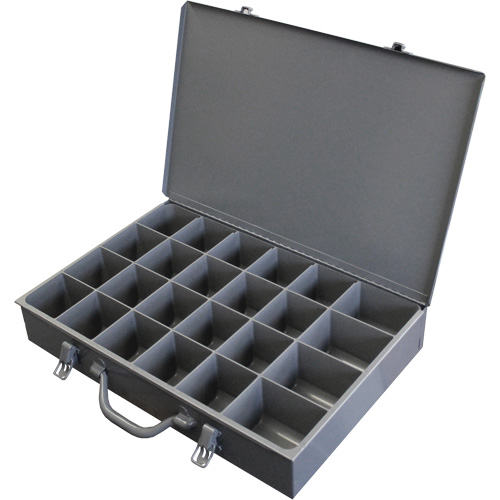 Steel Scoop Compartment Boxes, 17.875" W x 12" D x 3" H, 24 Compartments Seagulf Marine Industries Inc.