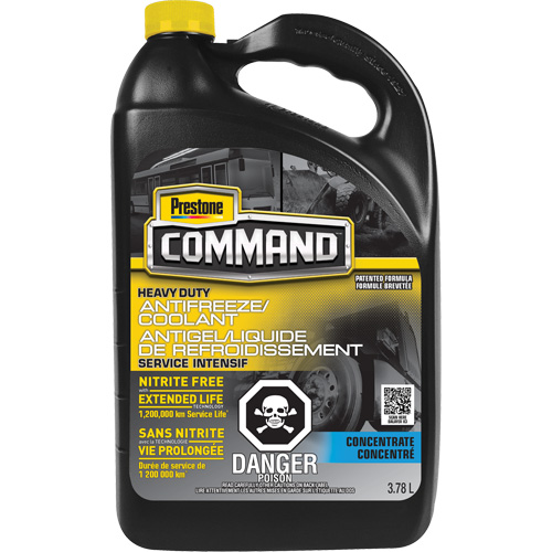 Liquide de refroidissement/antigel concentr&eacute; sans nitrate robuste longue dur&eacute;e pour service lourd Command, 3,78 L, Cruche Seagulf Marine Industries Inc.