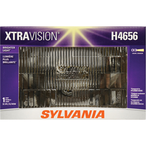 H4656 XtraVision&reg; Sealed Beam Headlight, Halogen, 35 W/55 W, Off White Seagulf Marine Industries Inc.