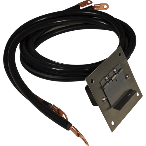 Plug-In Polarized Stainless Steel Socket Panel, 4 AWG, 5' Cable Seagulf Marine Industries Inc.