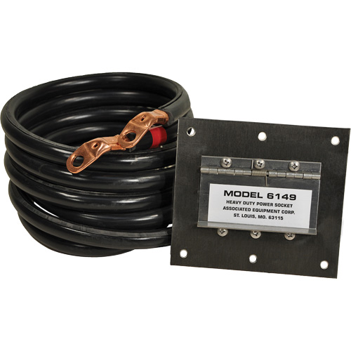 Panneau de douille polaris&eacute;e robuste en acier inoxydable &agrave; brancher, 1 AWG, C&acirc;ble 5' Seagulf Marine Industries Inc.