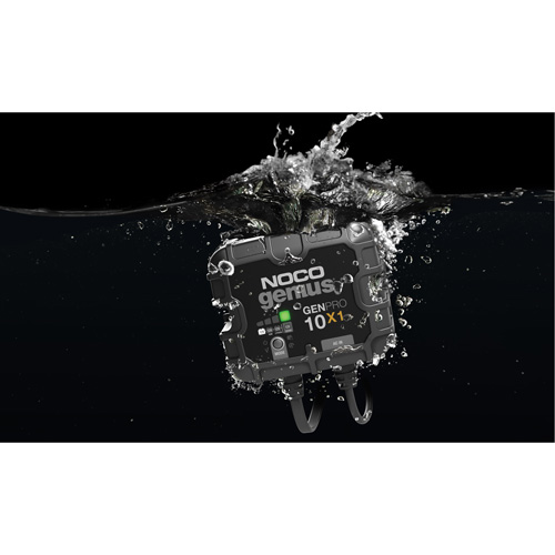 Chargeur de batterie embarqu&eacute; &agrave; 1 sortie de 10 amp&egrave;res GenPro10X1 Genius Seagulf Marine Industries Inc.