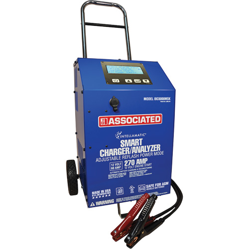 Chargeur de batterie sur roues avec fonction de d&eacute;marrage assist&eacute; de 12 V et 60 A Seagulf Marine Industries Inc.
