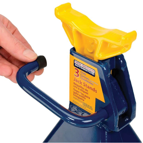 Jack Stand, Locking Handle/Ratchet, 3 tons Capacity, 19" H Seagulf Marine Industries Inc.