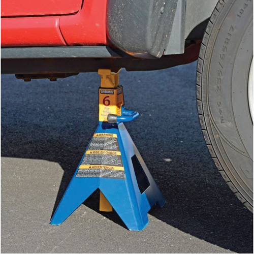 Jack Stand, Locking Handle/Ratchet, 6 tons Capacity, 25-1/4" H Seagulf Marine Industries Inc.
