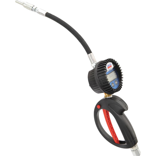 D&eacute;bitm&egrave;tre &eacute;lectronique de lubrifiant avec rallonge flexible &agrave; 90° Seagulf Marine Industries Inc.