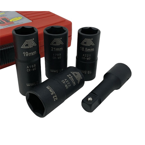 Ensemble de douilles r&eacute;versibles, 5 Morceaux, Prise de 1/2" Seagulf Marine Industries Inc.