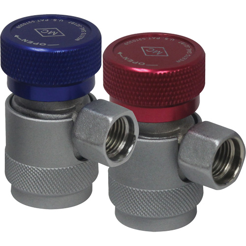 Coupleur rapide manuel R134a c&ocirc;t&eacute; basse pression avec verrouillage de s&eacute;curit&eacute; Seagulf Marine Industries Inc.