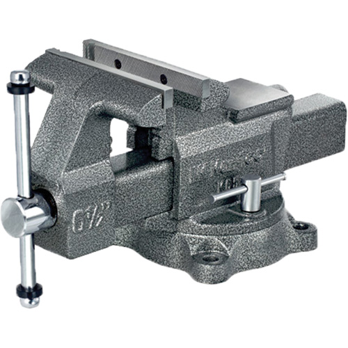 K65 Professional Workshop Vise, 6-1/2" Jaw Width, 3-7/8" Throat Depth, Swivel Base Seagulf Marine Industries Inc.
