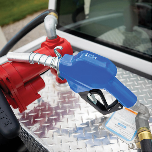 Blue Cold Weather Automatic Diesel Spout Nozzle Seagulf Marine Industries Inc.